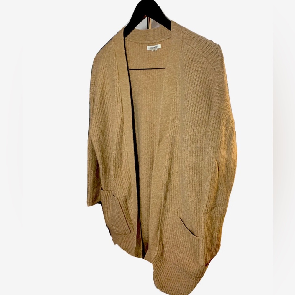 Goodthreads Mens Casual Long-Sleeve Cardigan Sweater Oatmeal Medium Pockets